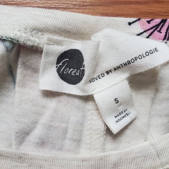 Anthropologie Floreat Oversized Floral Tee - Picture 8 of 12